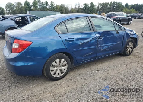 2012 Honda Civic Lx из США, поврежденный, VIN 2HGFB2F53CH505115